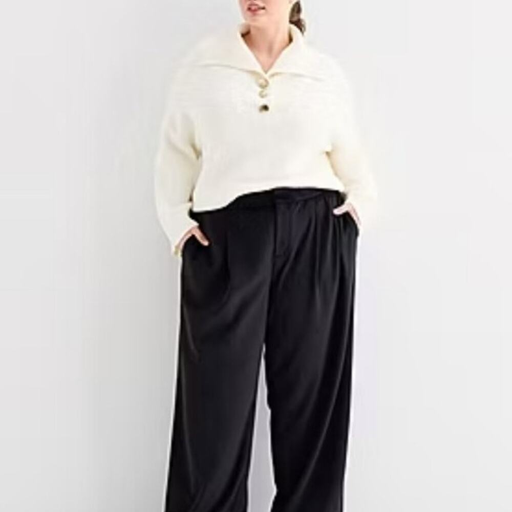 Halara Stylus Womens Plus Wide Leg Trouser NWT 3X NWT